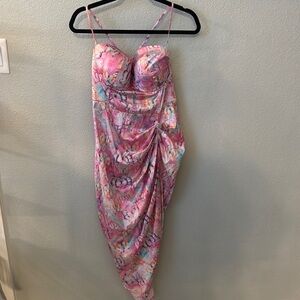 Pink and Purple Butterfly Dress